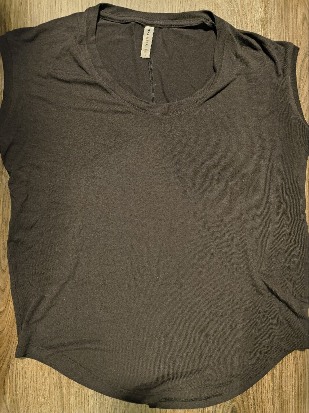Athleta Black Short-Sleeve Tee